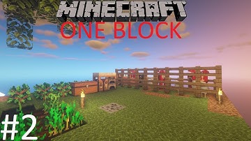 Animals Paddock! - Minecraft OneBlock Timelapse Ep2