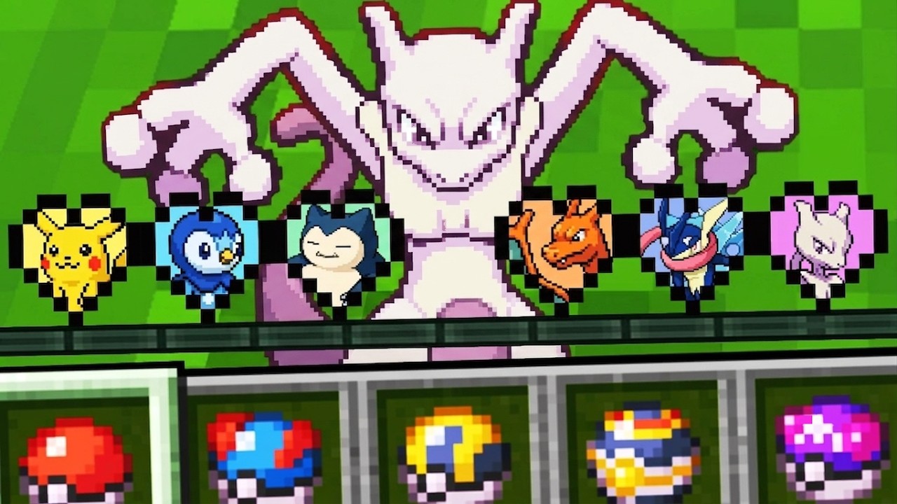 マイクラ】ポケモンのハートがゲットできるマインクラフト - YouTube