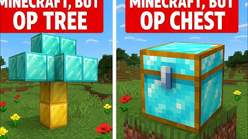 Minecraft but trees are OP #minecraft #minecraftsurvival #gaming #minecraftbut