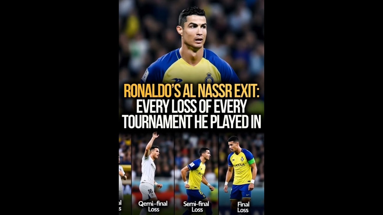 Ronaldo’s Saudi Nightmare Continues 😅 | 13 Attempts, Still No Trophy 🏆🚫