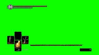 Dark Souls Boss Fight static UI - Green Screen [1080p]