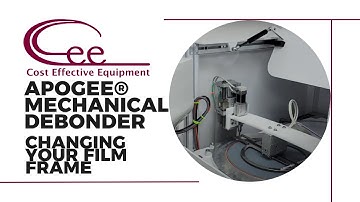 Apogee® Mechanical Debonder - Changing Film Frame Chuck