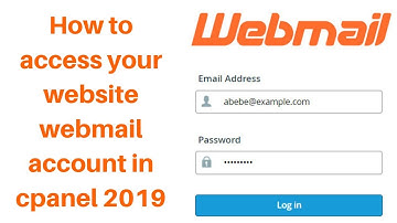 How to access your website webmail account in cpanel 2019 | Digital Marketing Tutorial