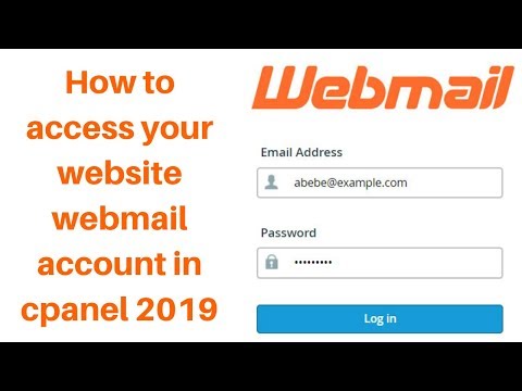 How to access your website webmail account in cpanel 2019 | Digital Marketing Tutorial