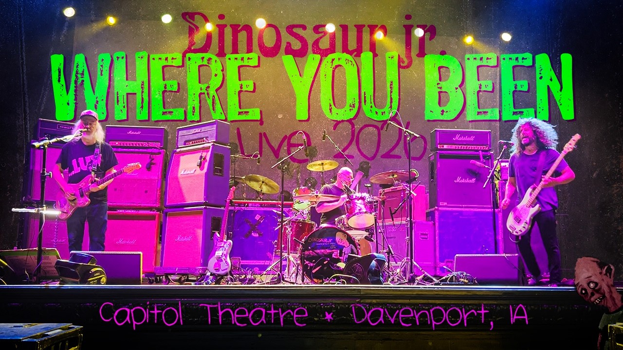 DINOSAUR JR - Live 2026 at the Capitol Theatre in Davenport IA