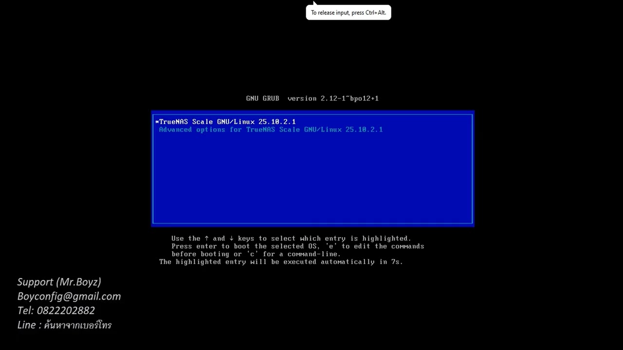 ขั้นตอนติดตั้ง TrueNAS Scale และ Add Storage ไว้ใช้งาน