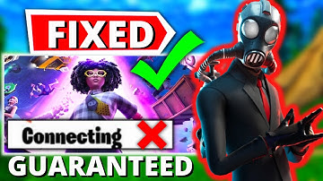 How To Fix Fotrnite Stuck On Connecting