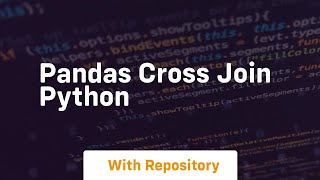 pandas cross join python