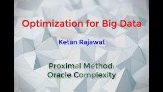 Proximal Method: Oracle Complexity