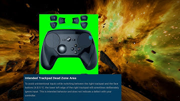 Steam Controller right touch pad "BY" dead zone