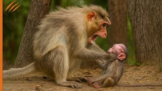 Brutal moments where monkeys kill their babies!! HEARTBREAKING!!