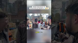 DRAKE FANS REACT TO ICE BLOCKS IN TORONTO