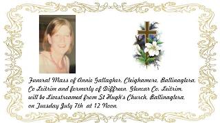 Funeral Mass of Annie Gallagher R.I.P.