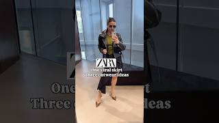 ZARA - viral mini skirt - 3 outfit ideas you wanna try on ⭐️🔥🤌 NEW IN