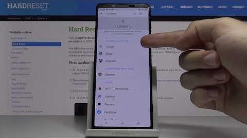 How to Enter App Permissions in SONY Xperia II – Find App Permissions Section