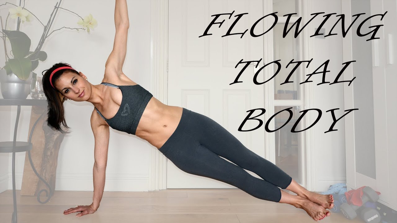 Flowing Total Body Move: Great Warm Up or Cool Down! ab workouts with resistance bands