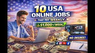 Best 10 Work From Home Jobs Currently Hiring | Weekly Pay Worldwide