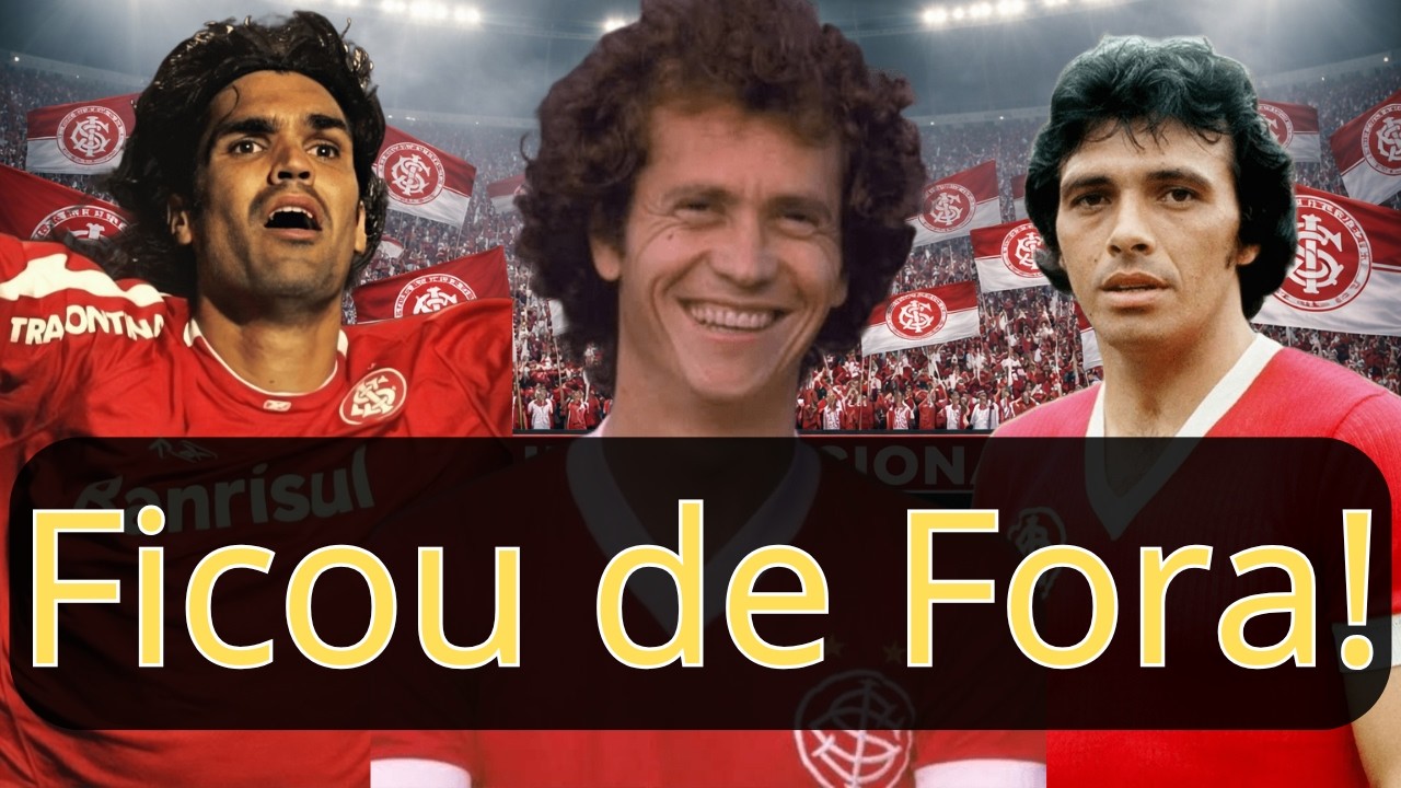 Quem são os 11 MAIORES da história do Internacional? A IA decidiu sem piedade!