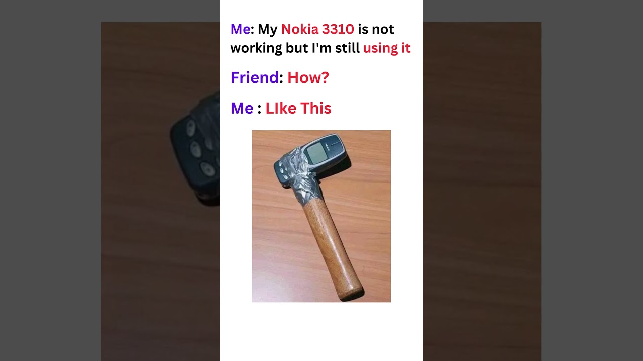 😂🔨Nokia 3310 The Ultimate Hammer 