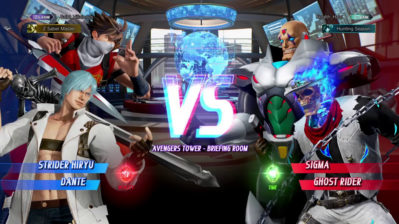 MVCI: Slayton (Dante / Strider / Reality) vs Dandy Penguin (Sigma / GR / Time) Match 1