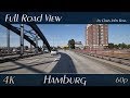 Hamburg, Germany: Veddel/Rothenburgsort, Elbbrücken, B75, Billhorner Brückenstraße - 4K UHD Video