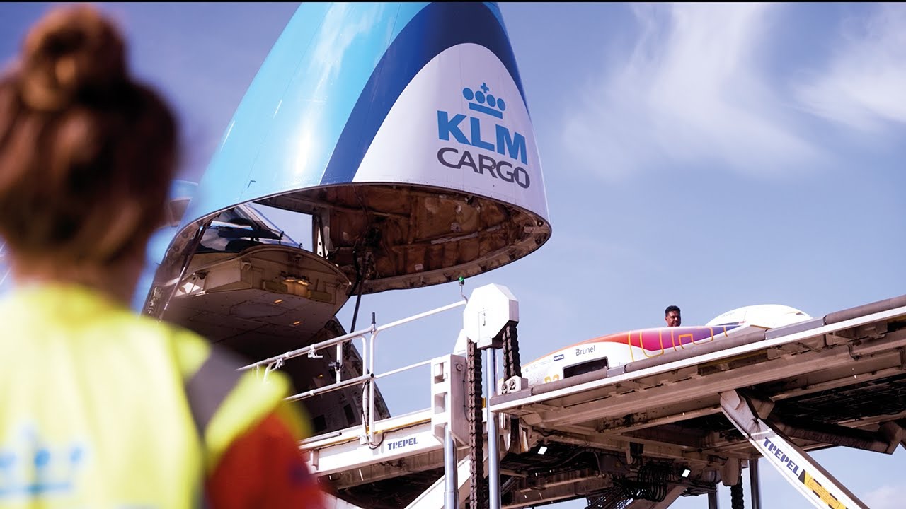 Air France KLM Martinair Cargo transports Brunel Solar Team's car