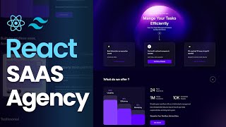 React Project Management | React SAAS Agency Landing Page
