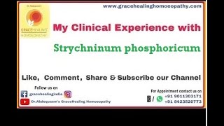 My Clinical Experience with Strychninum phosphoricum screenshot 2