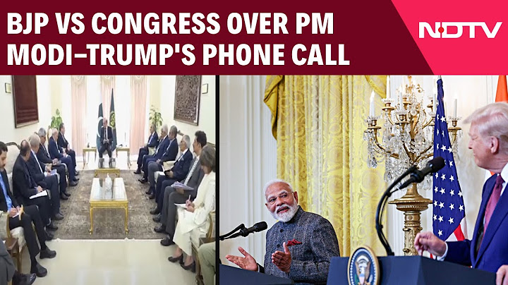 India US Relations | On PM-Trump Phone Call, Congress' 'Triple Jhatka' Jab, BJP's "Liar" Reply