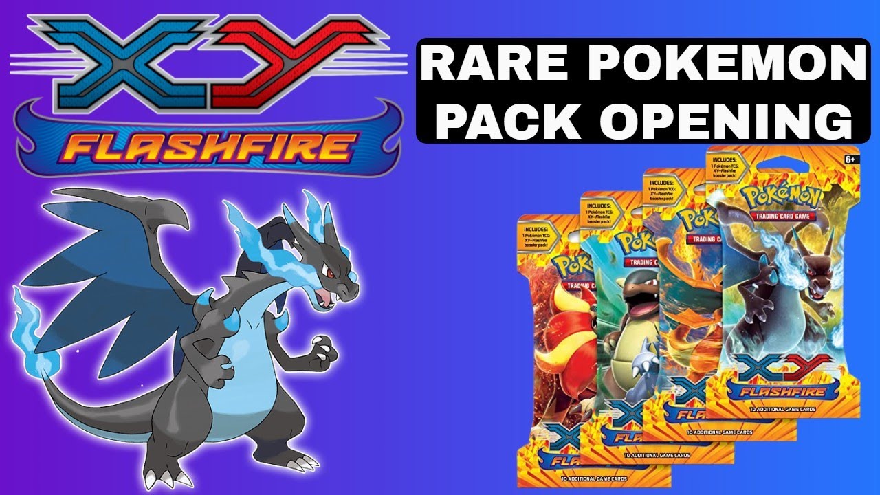 Rare Pokémon XY Flashfire Pack Opening