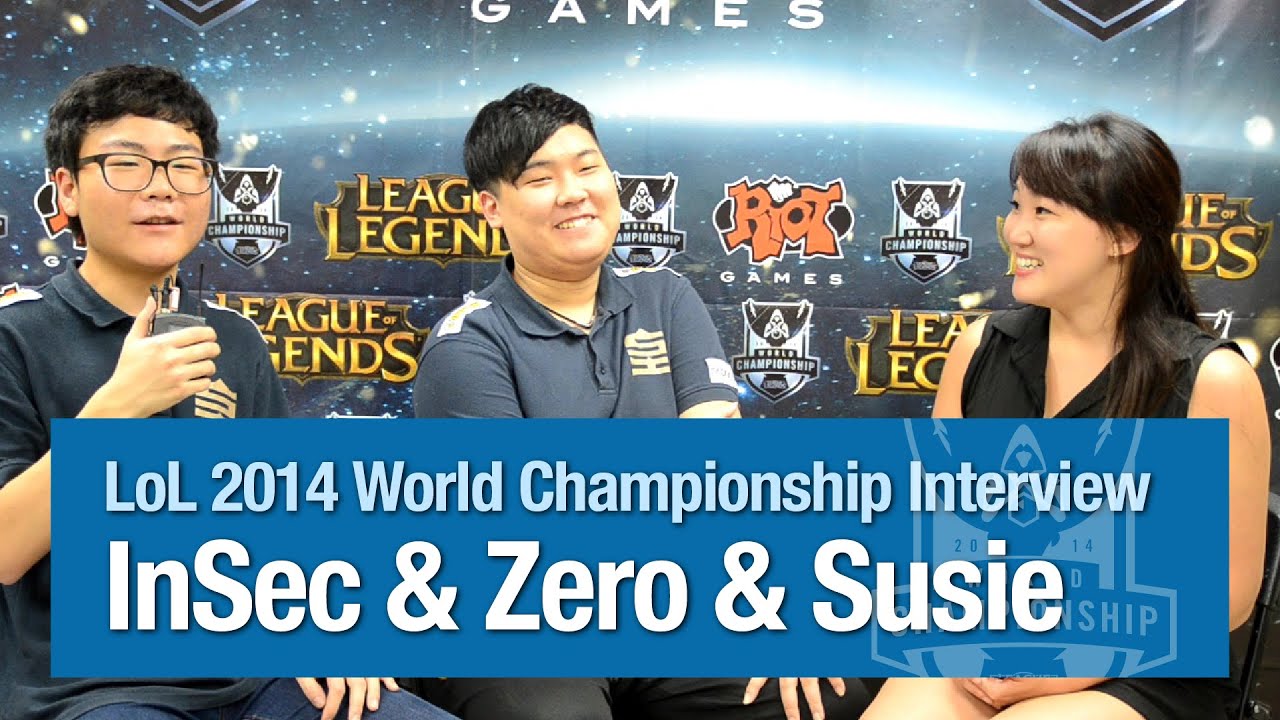 LoL 2014 World Championship Interview - InSec & Zero & Susie