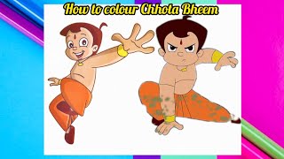 Fun time Colouring of Chhota Bheem #coloring #chhotabheem #viral