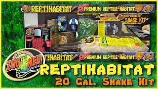 Zoo Med 20 Gallon ReptiHabitat™ Snake Kit