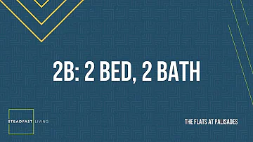 2B: 2 bed, 2 bath, 1155 sq. ft.