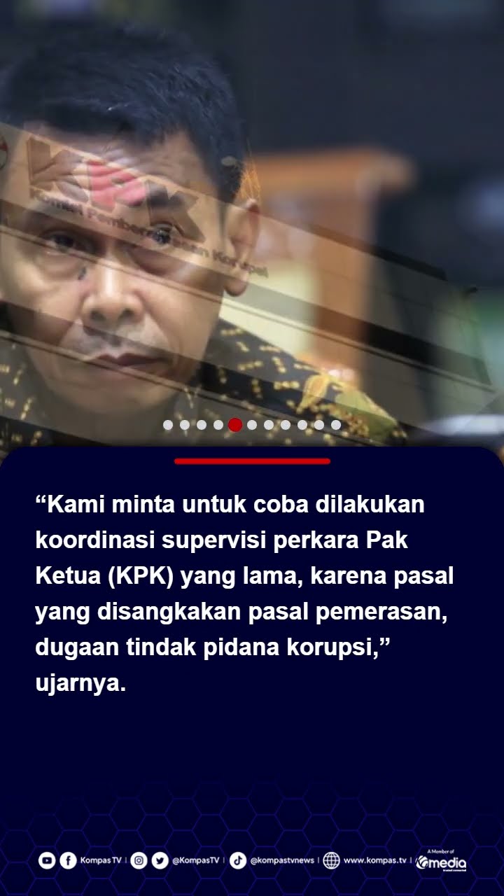 Penanganan Berbelit, Nawawi Pomolango Minta KPK Ambil Alih Kasus Firli dari Polda Metro #kpk