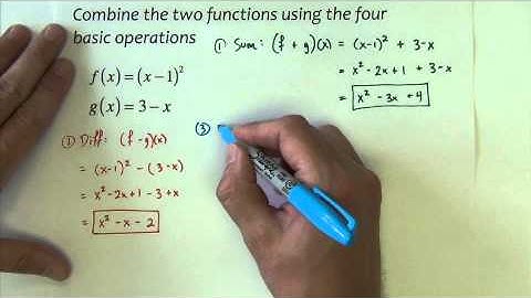 College Algebra - Section 1.4 - Part 1
