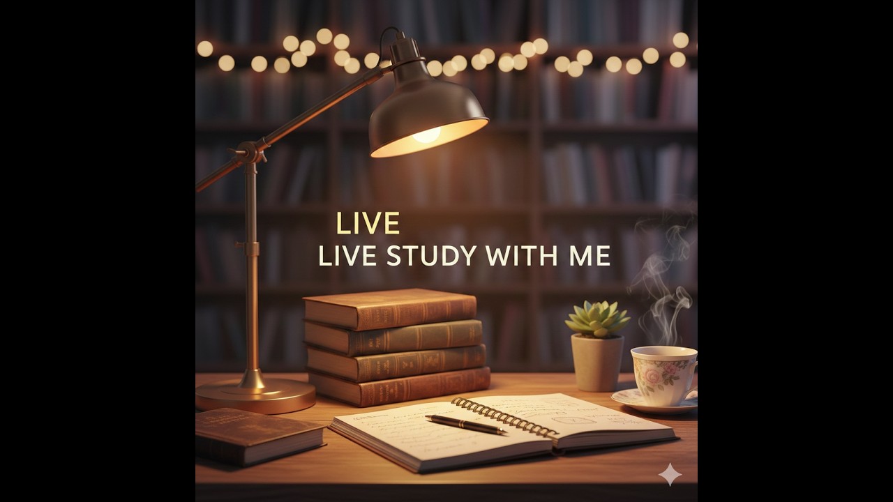 Let’s Study Together LIVE (8 Hours) ✨ | Deep Focus | Exam Season
