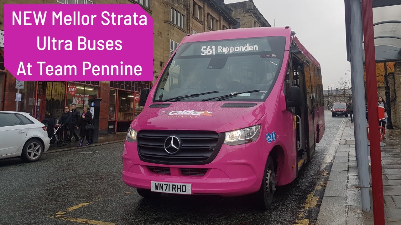 Новые автобусы Mellor Strata Ultra Buses | Команда Pennine «Calder Country»