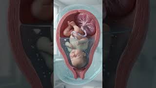 The Final Journey Begins…”How does baby get through 👀 #Childbirth #Pregnancy #BirthCanal #Fetal