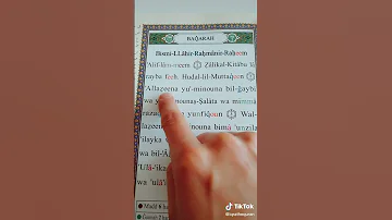 Surah Al Baqarah Quran transliteration