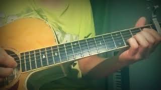 Video thumbnail of "น้ำตาฝน แจ้ ดนุพล Fingerstyle"