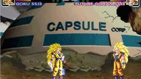 Dragon Ball Z Heroes M.U.G.E.N v2 SSJ3 Battle!-SSJ3 Goku vs SSJ3 Future Gohan