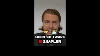 Open Source software is simpler