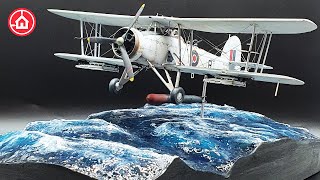 Modelling a Realistic Ocean Diorama Base for my Fairey Swordfish.