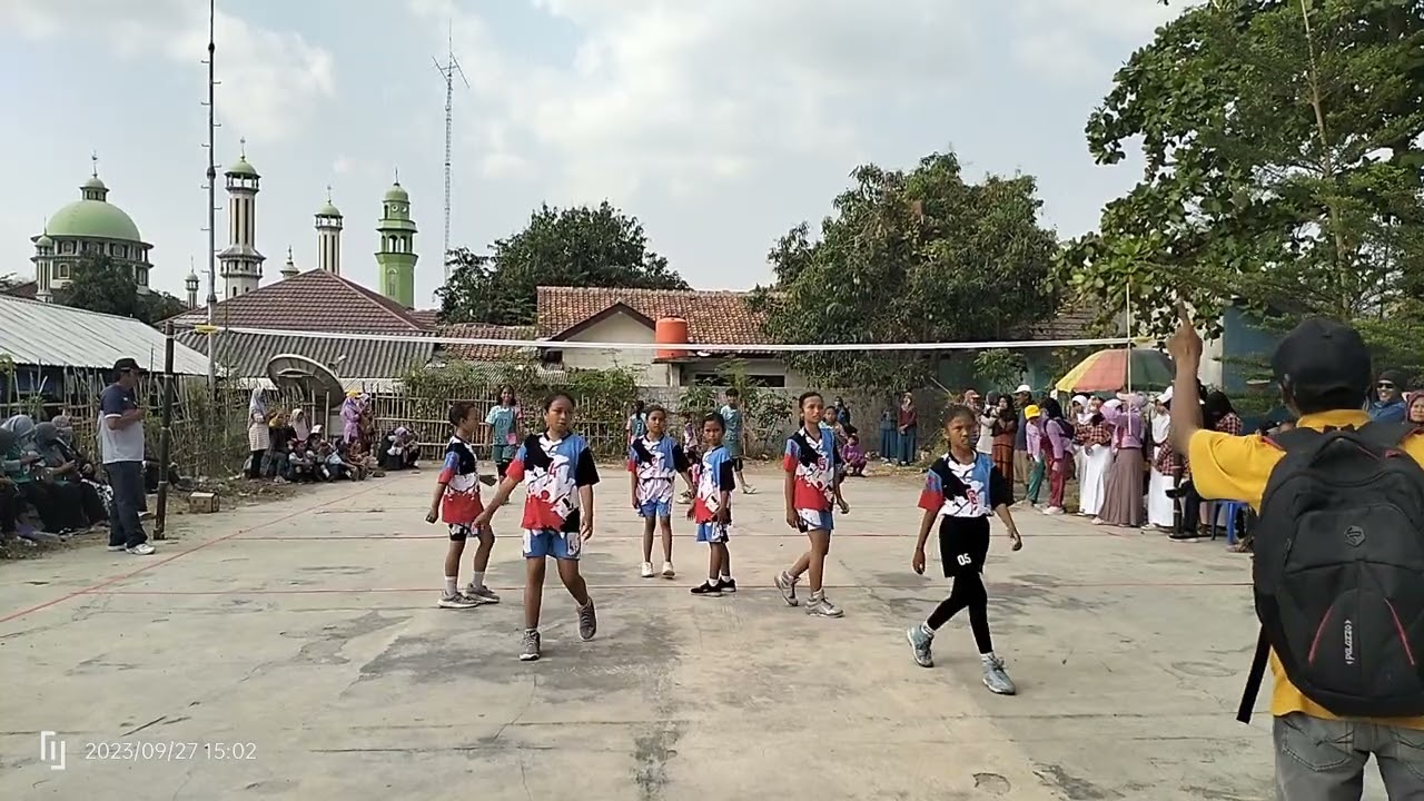 SEMIFINAL POPDA 2023 BOLA VOLI PUTRI SDN WARU 01 VS SDN JIPANG 01