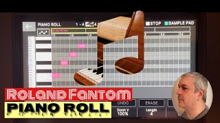 Roland Fantom 0/06/07/08 Music Workstation - Demo / Tutorial 8: Edit Patterns using the Piano Roll