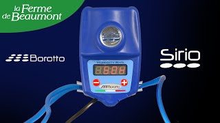La pompe Sirio de Borotto - gestion automatique de l'humidité dans la couveuse