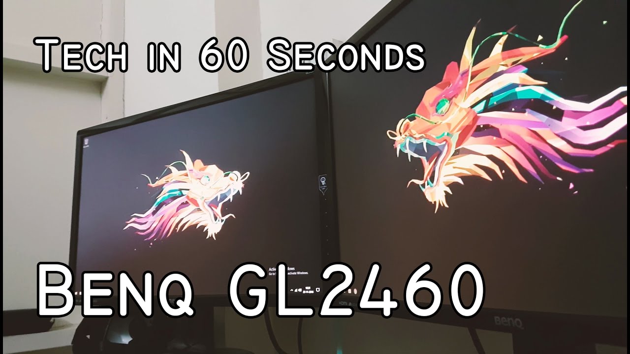 Tech in 60 Seconds: Benq GL2460HM Monitor