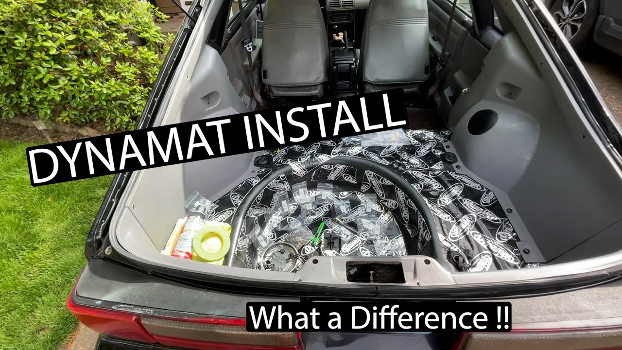 Foxbody Mustang Dynamat Install! Making Roxy More Comfortable To Cruise.