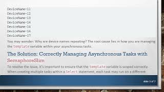 Throttle Your Async Tasks in C#  with SemaphoreSlim for Efficient Device Management